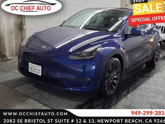 TESLA MODEL Y 2022 7SAYGDEF9NF491196 image